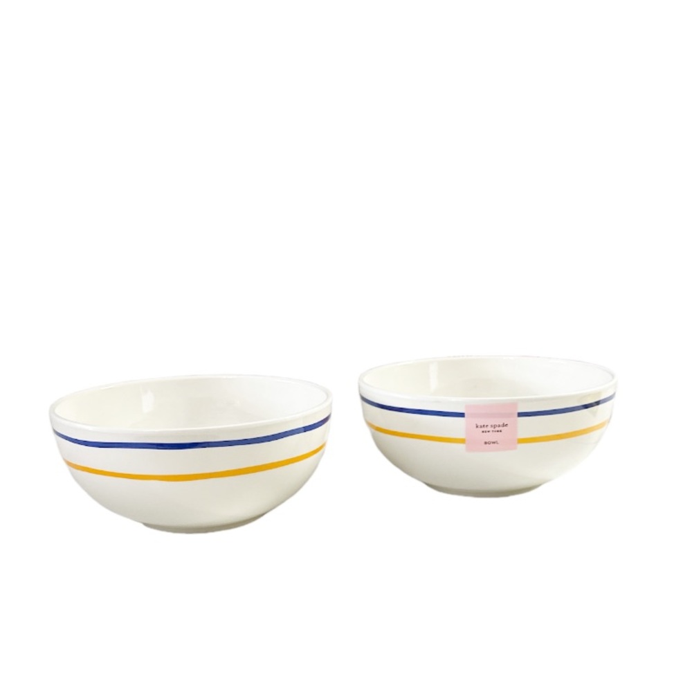 NEW ♠️Kate Spade♠️ CITRUS TWIST Melamine Bowl Set/2 🍊🍊